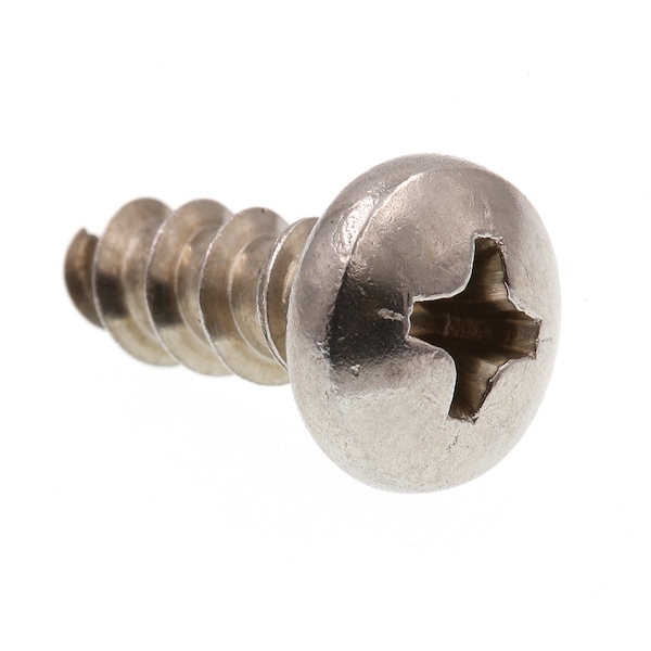 Prime-Line Sheet Metal Screw, Self-Tap Pan Head Phillip Drive No. 10 X 1/2in 18-8 Stainless Steel 25PK 9020137 - main